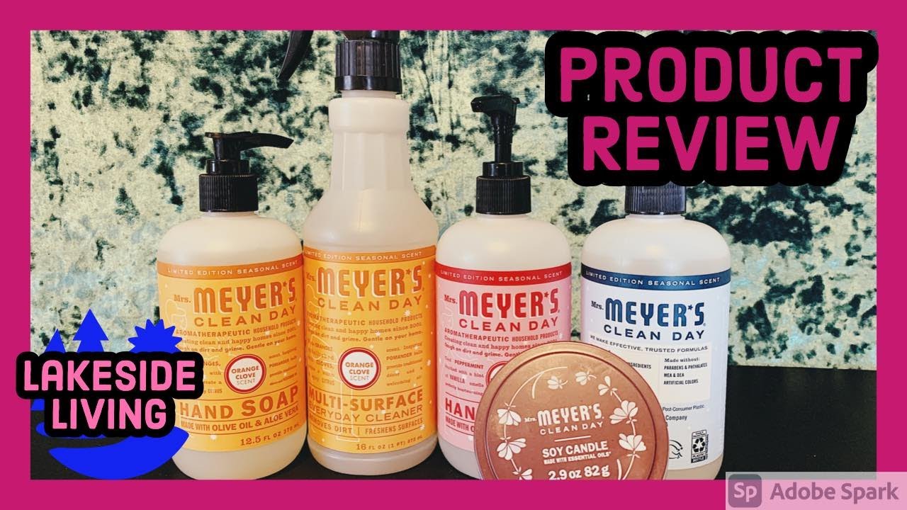 It's Winter Series:  Mrs. Meyer's Clean Day Products Review