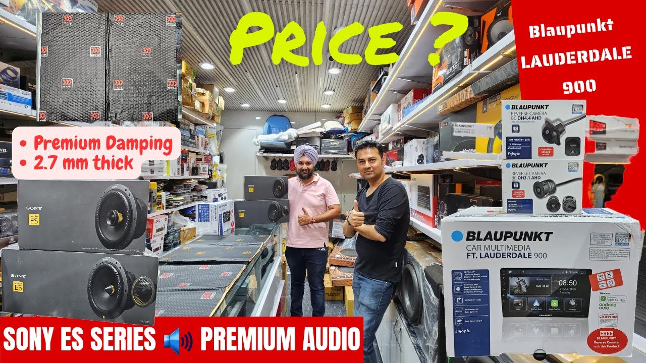Best Premium Car Audio Setup 🔊🔥🔊 Sony ES Series | Blaupunkt Lauderdale 900 | Morel Damping 2.7 mm