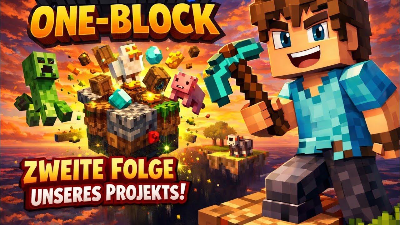 Wir bauen unsere Insel weiter aus 🏝️🧱 Folge 2| Minecraft one Block