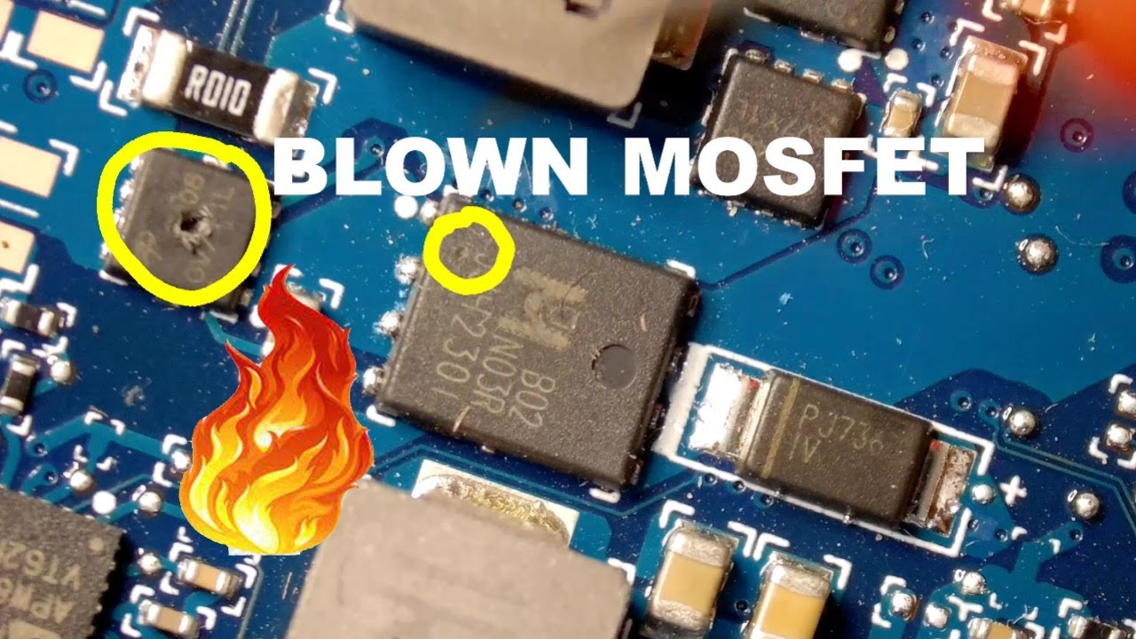 HP Pavilion 15 blown Mosfet (Swahili Version)
