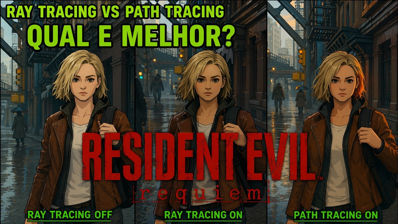 Resident Evil Requiem RTX 5070 Ti | Ray Tracing ON/OFF & Path Tracing Comparison