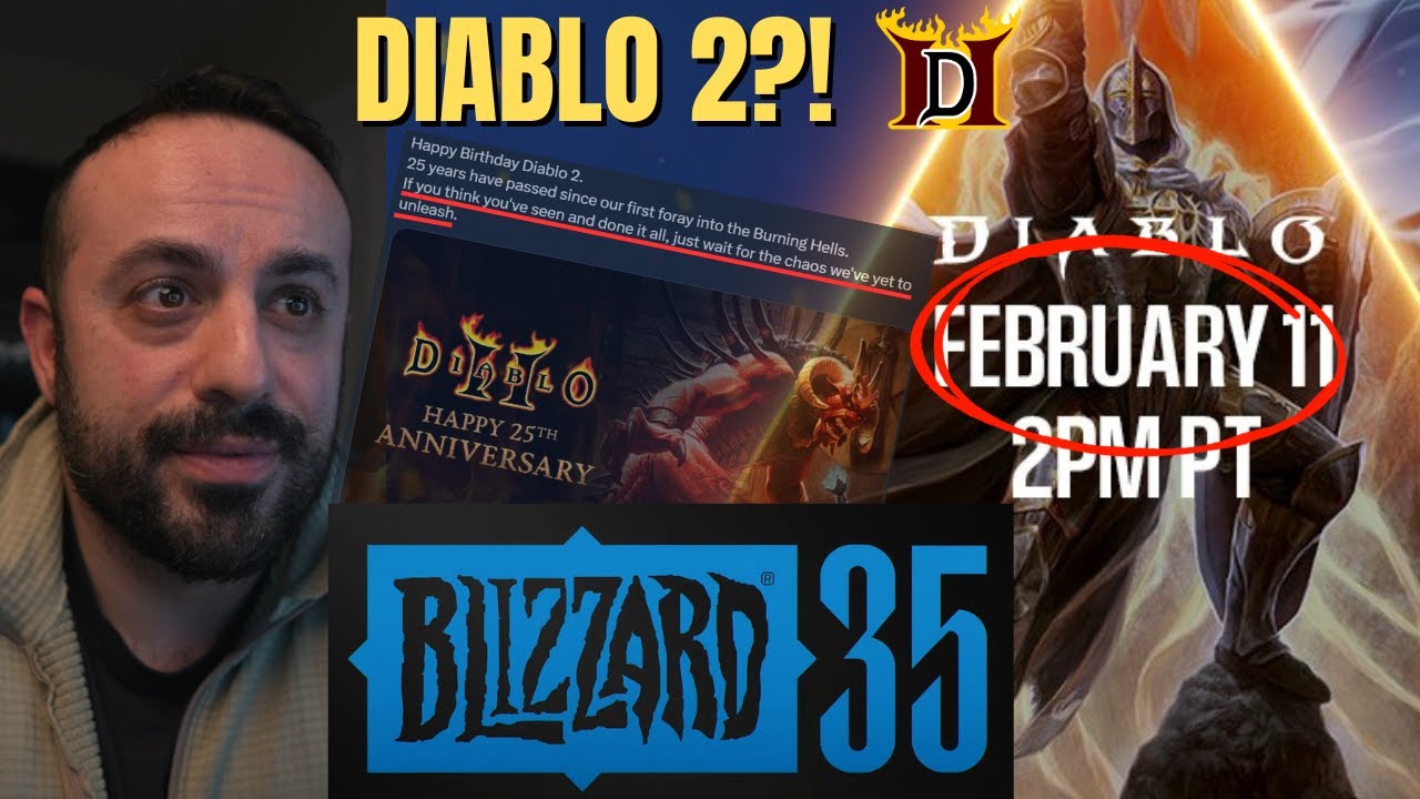 Будет ли Diablo 2 представлена ​​на презентации Blizzard 11 февраля?