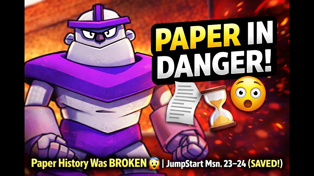 Noshi Origami Tried to Rewrite Paper History 😱📄 | JumpStart Walkthrough Mission 23 & 24 (SAVED!)