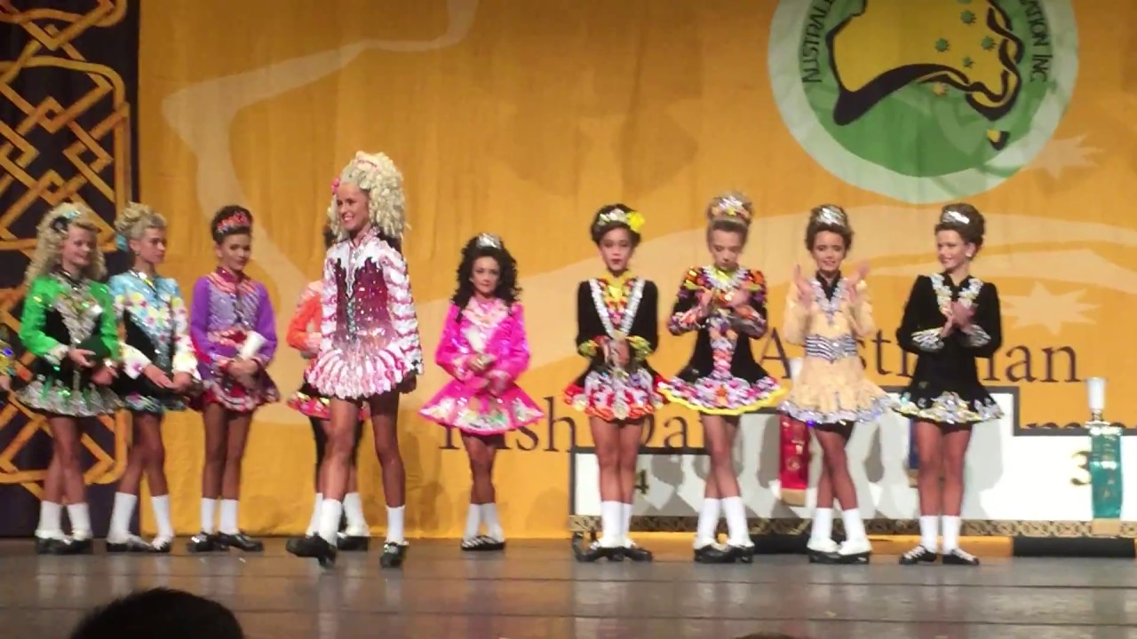 Junior Girls 11 years presentation - 2016 Australian Irish Dancing Championships