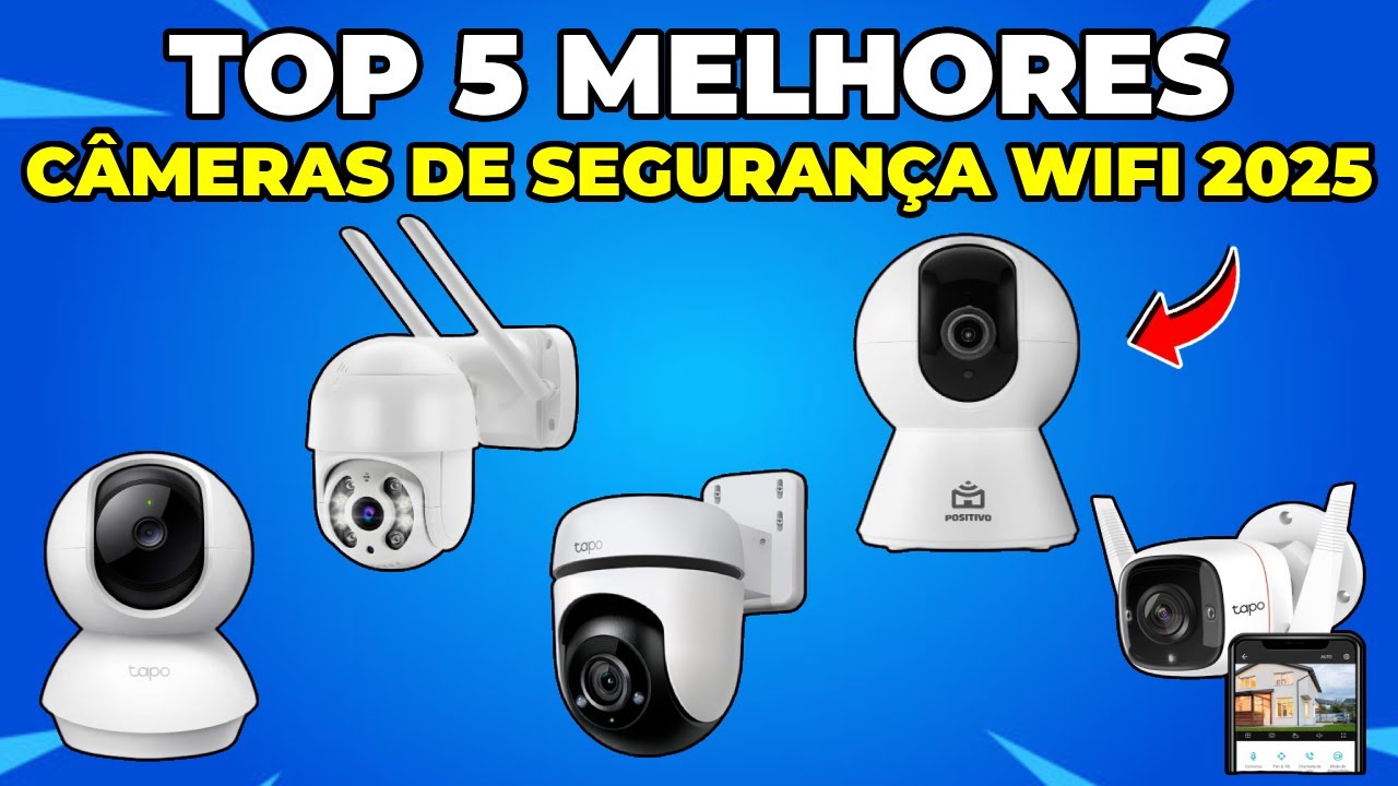 Top 5 Melhores Câmeras de Segurança Wi-Fi Externa e Interna de 2025 – Proteção Completa da Sua Casa!