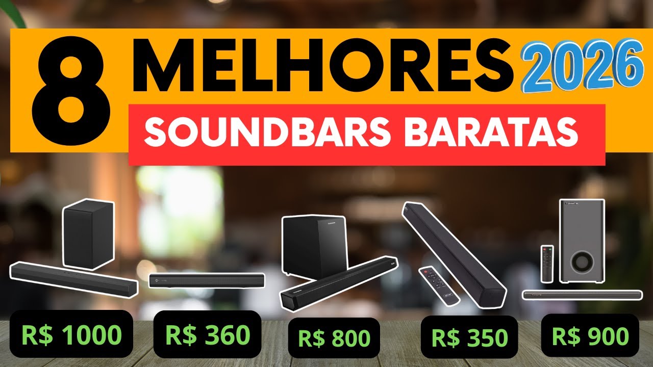 8 Melhores soundbar baratas 2026 / soundbar 2026