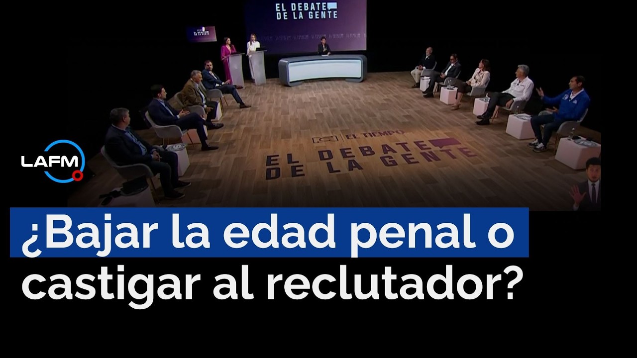 ¿Bajar la edad penal o castigar al reclutador? El cruce más áspero de #ElDebatedelaGente