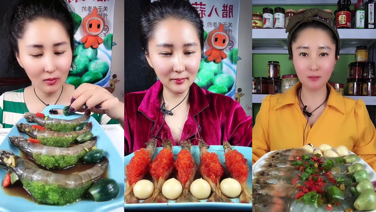 Yummy #351 Eat Shrimp 🍤🦐,Octopus 🐙 🦑 Cavani..#mukbang #seafood #eatingshow 