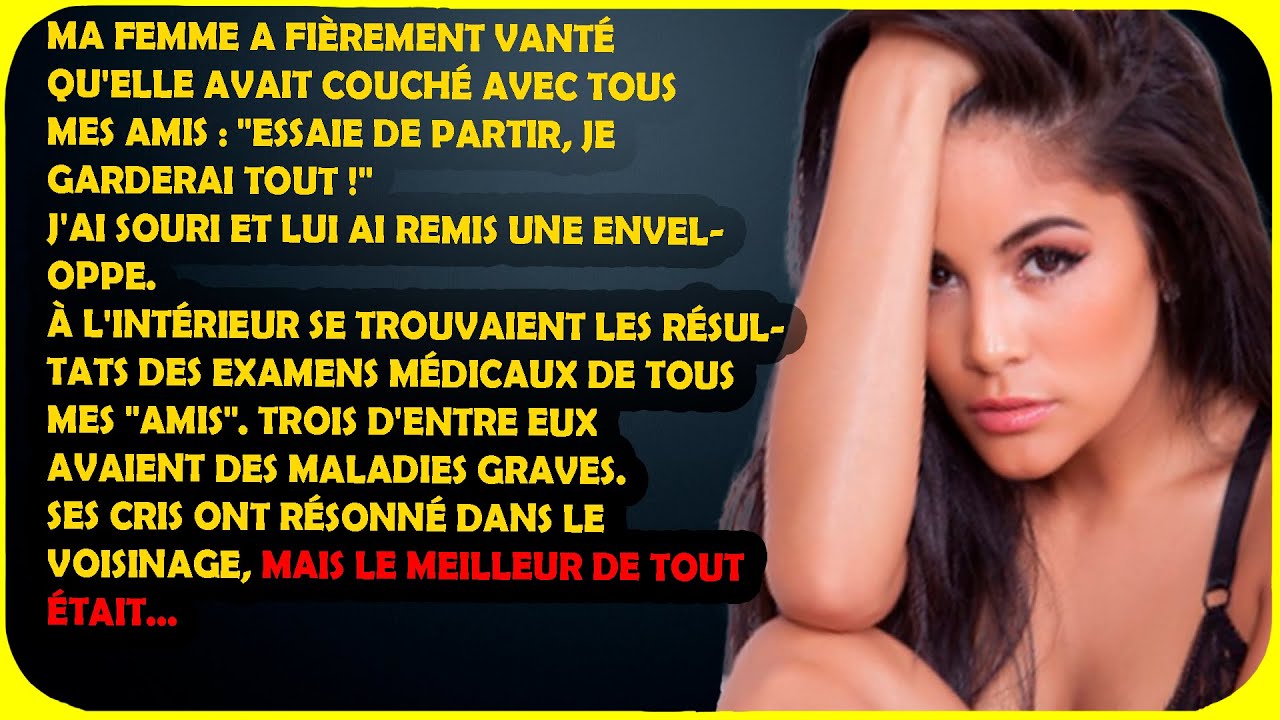 Ma femme a dit qu'elle avait goûté le 