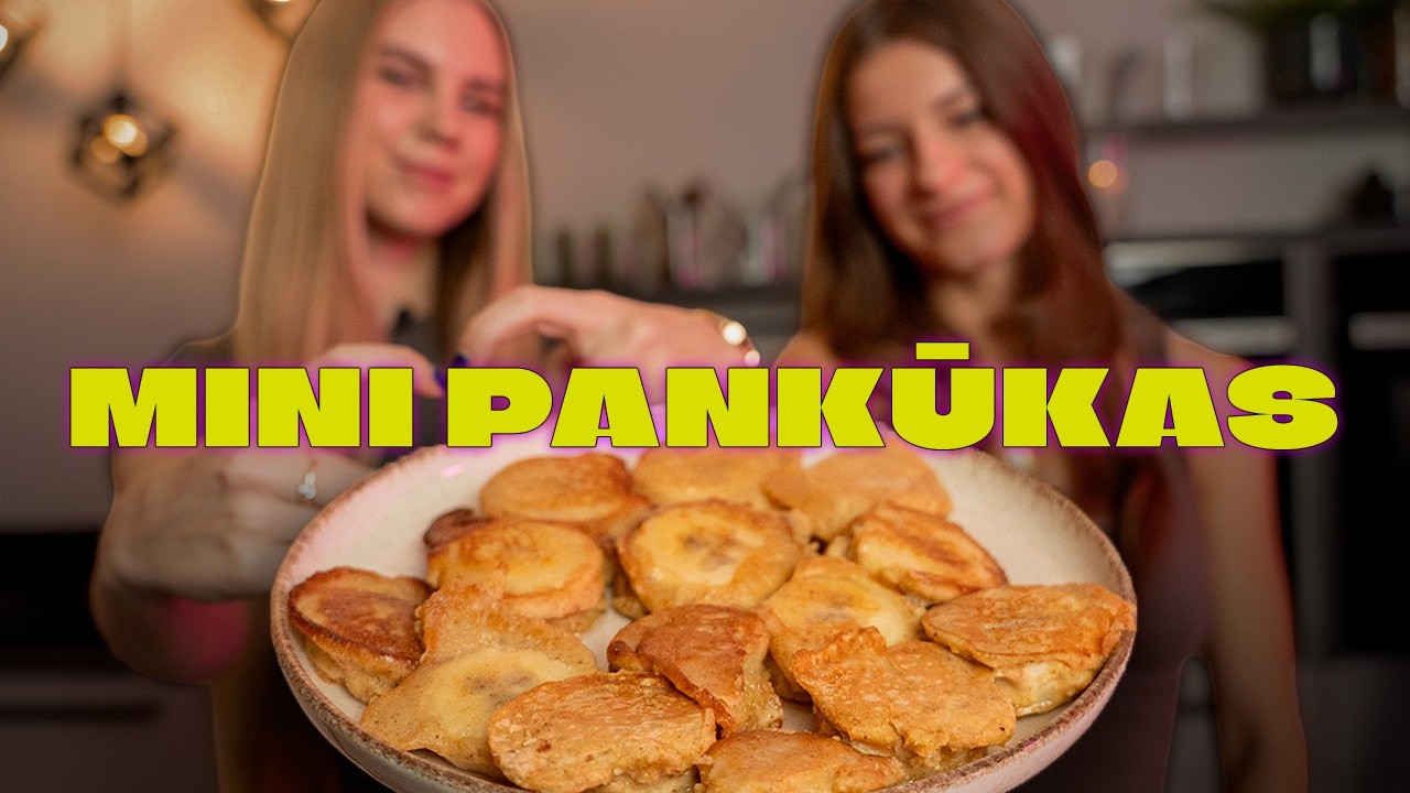 Mazās banānu pankūciņas |  5 minūtes virtuvē ar Pieci.lv | Ance (Sāls & Pipari)