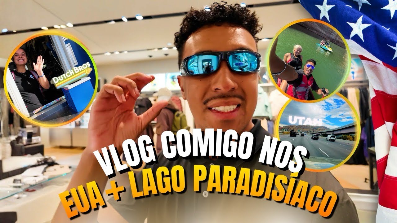 VLOG COMIGO AQUI EM UTAH + LAGO PARADISÍACO #003
