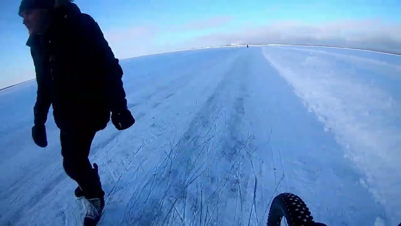 Northern Finland Vihiluoto to Oritkari ice road winter 2026