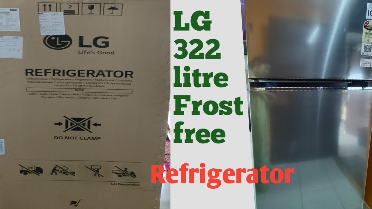Unpacking of LG double door 322 litre smart inverter compressor refrigerator |Unboxing refrigerator