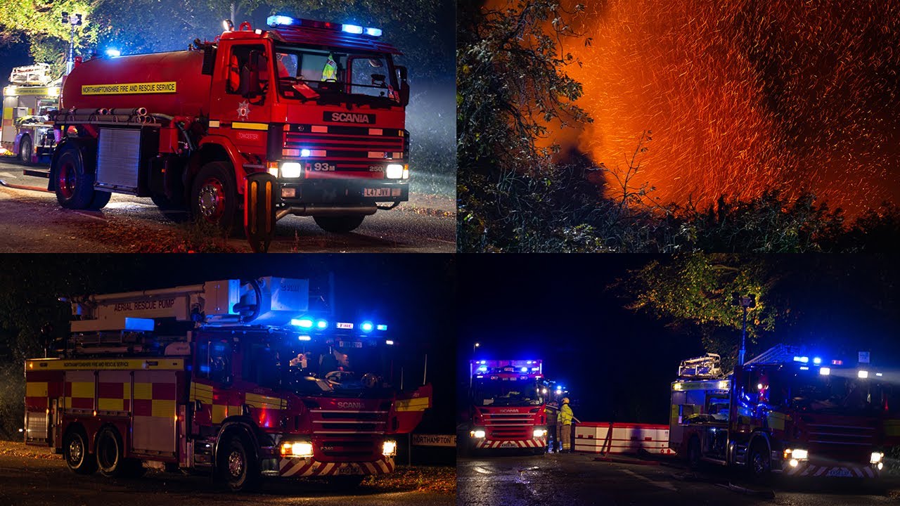 Fire Crews Tackle MAJOR BLAZE at House!!! Specialist Water Carriers & Aerial Platforms Responding!