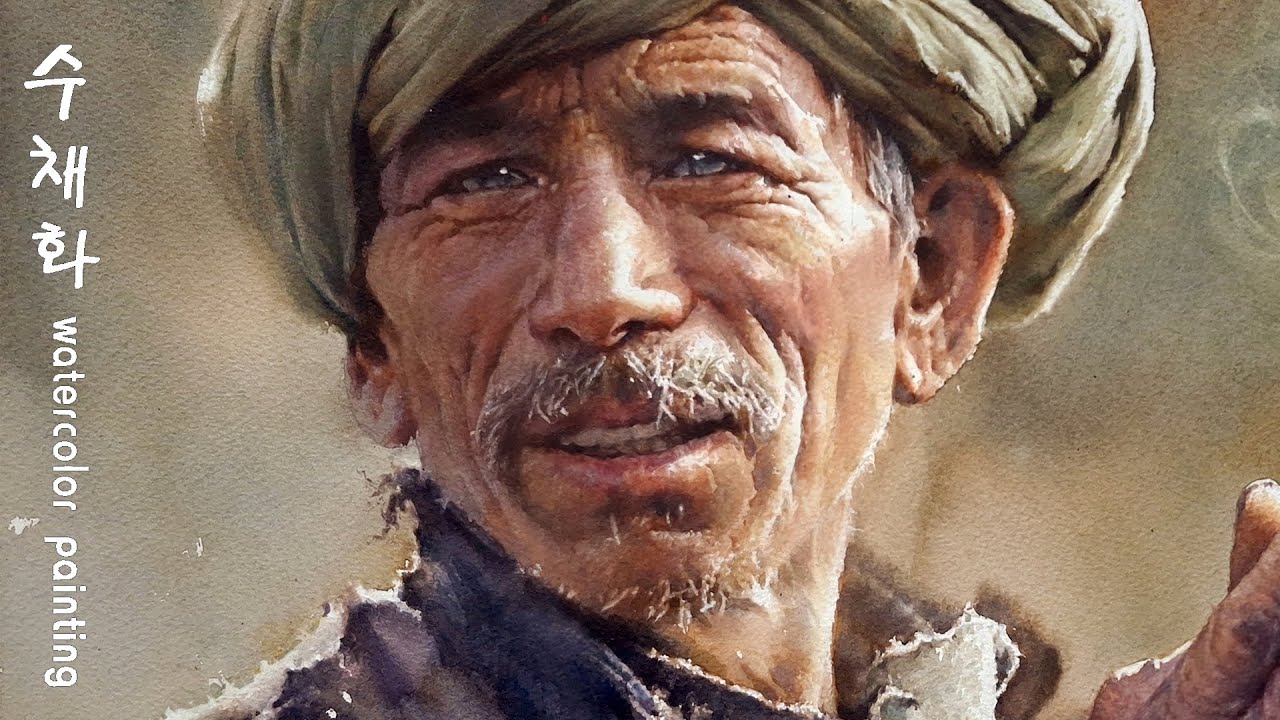 watercolor painting-When overlapping