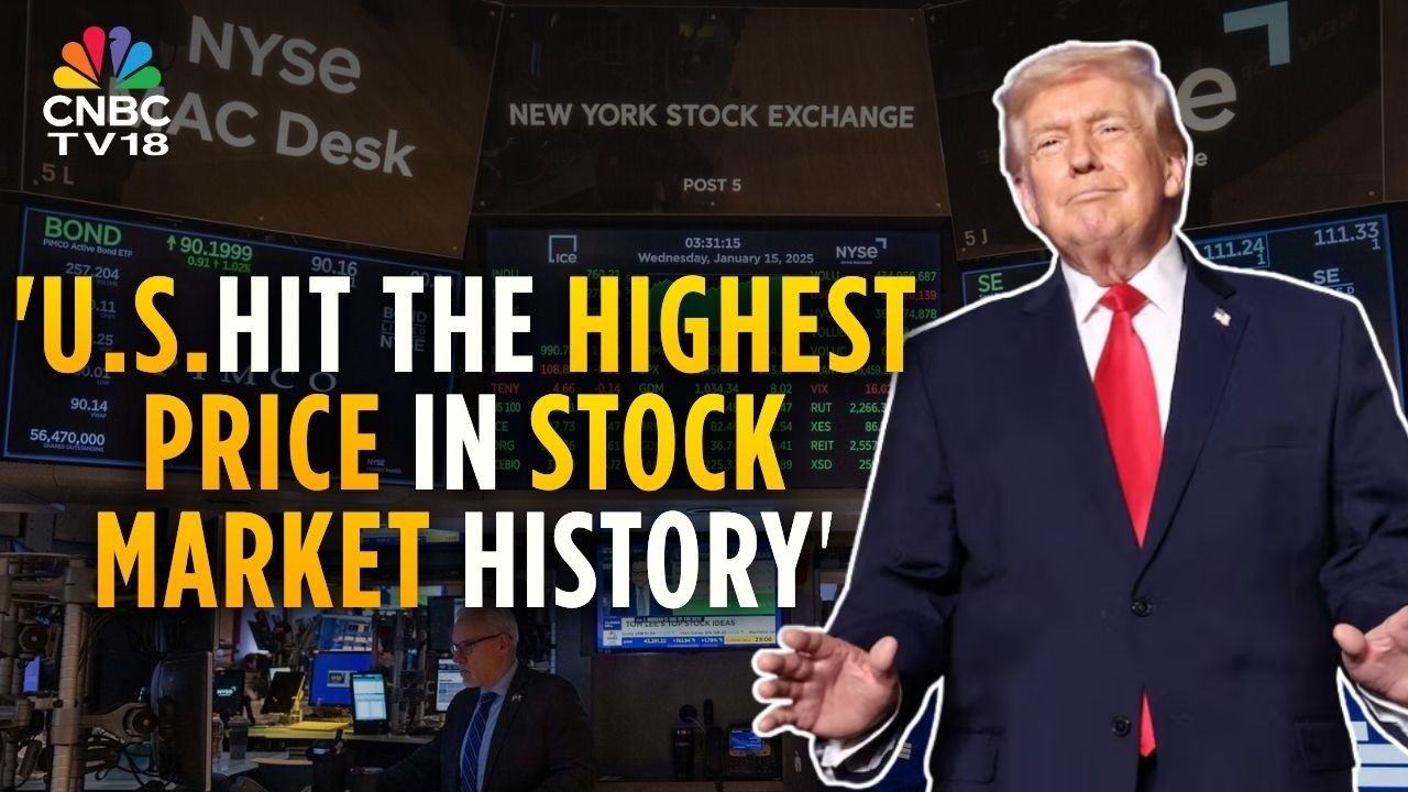 US Hit The Highest Price In Stock Market History: Trump | White House Champion Of Coal Event | N18G
