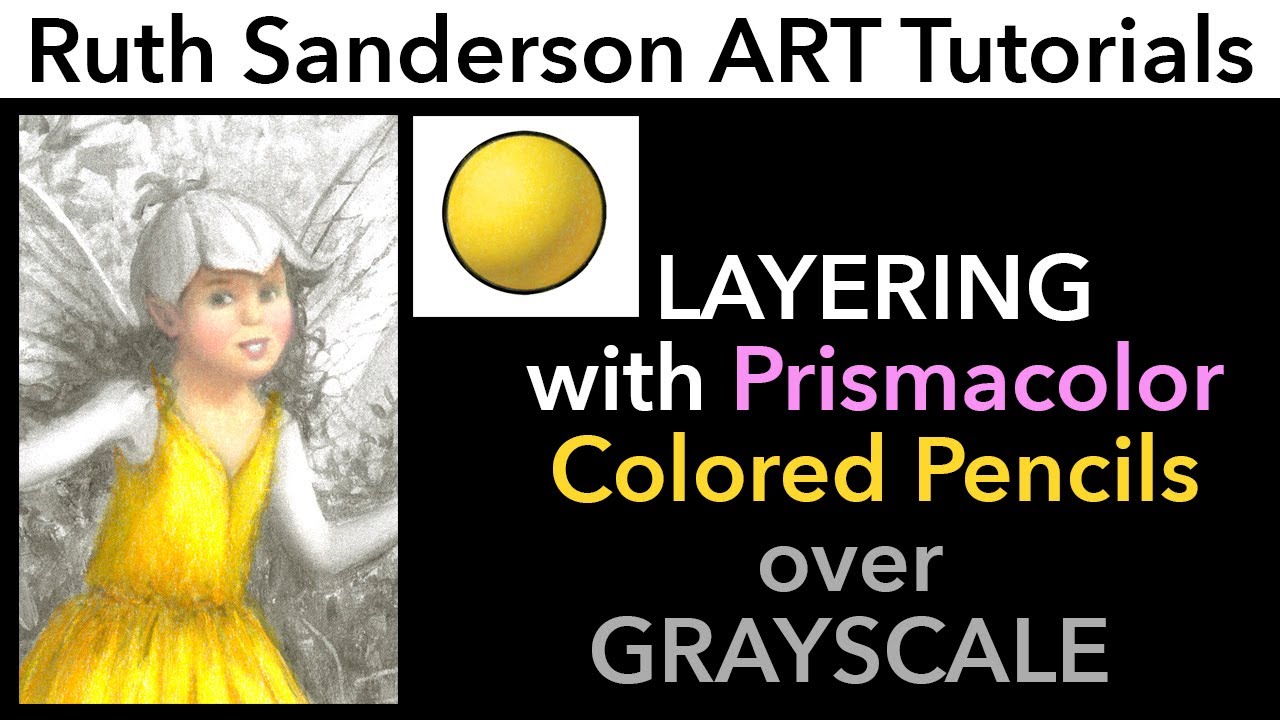 LAYERING PRISMACOLOR Colored Pencils over GRAYSCALE PICTURES