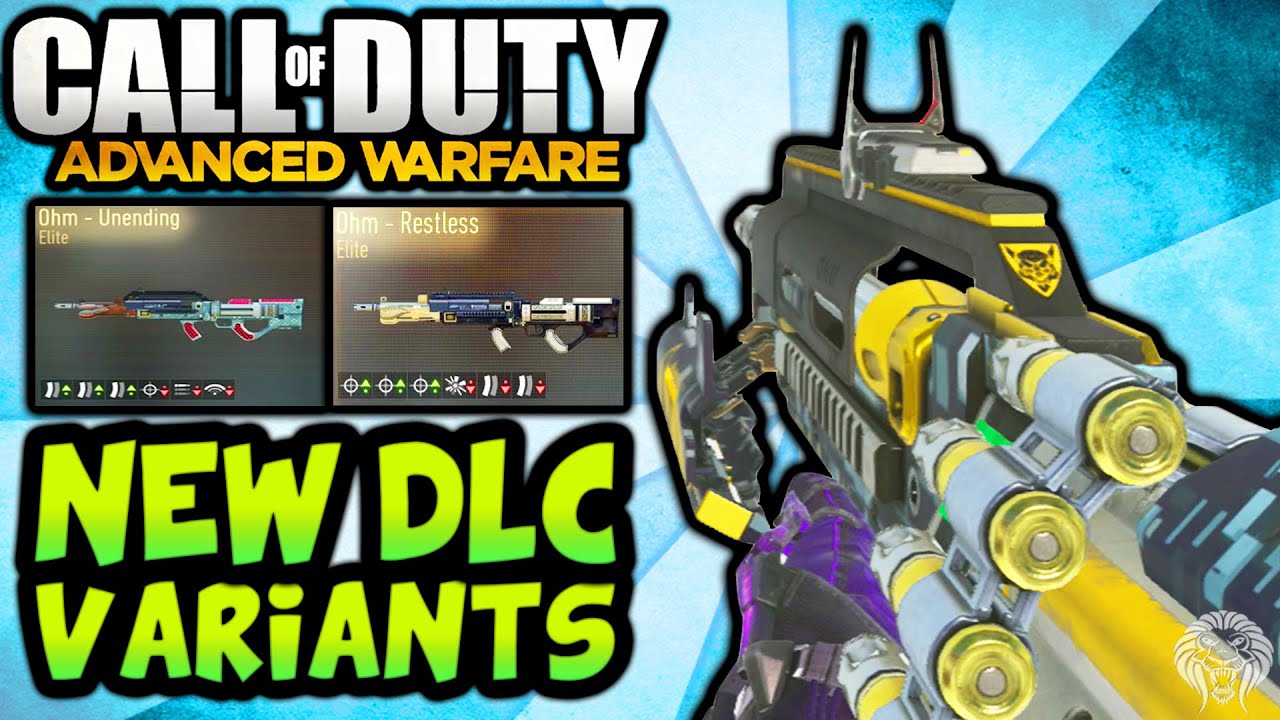 Advanced Warfare: NEW DLC VARIANTS! All OHM Elite Weapons & Versions Available In Supply Drops