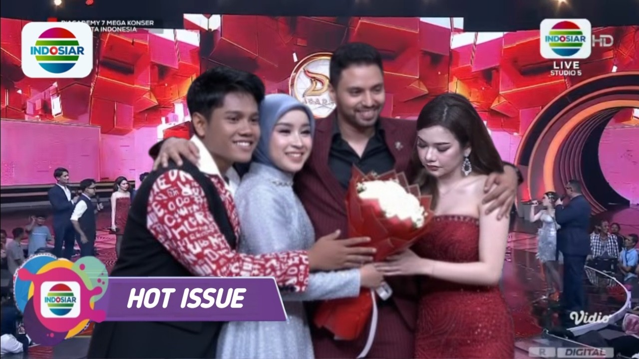 Di panggung Indosiar! valen & mila malu