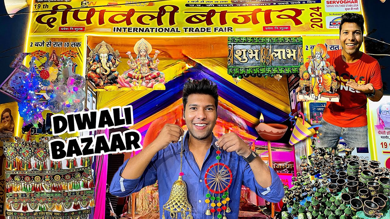 Biggest Diwali Bazaar in Motijheel Kanpur 2025 🛍️ | Diwali Mela 