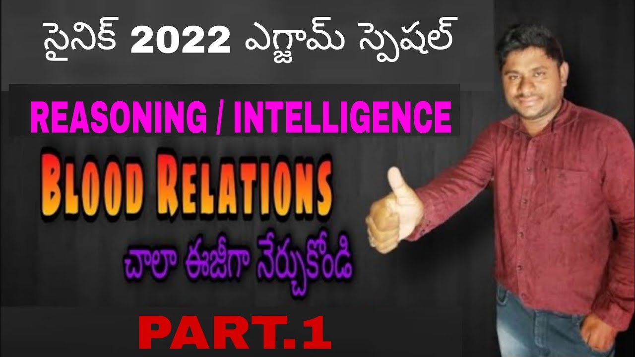 Blood Relation Reasoning Tricks in Telugu | Blood Relations in Telugu | Part-1|