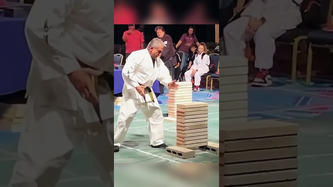 Чемпионат мира по боевым искусствам: Финал по разбиванию бетона #martialarts #karate #taekwondo #...