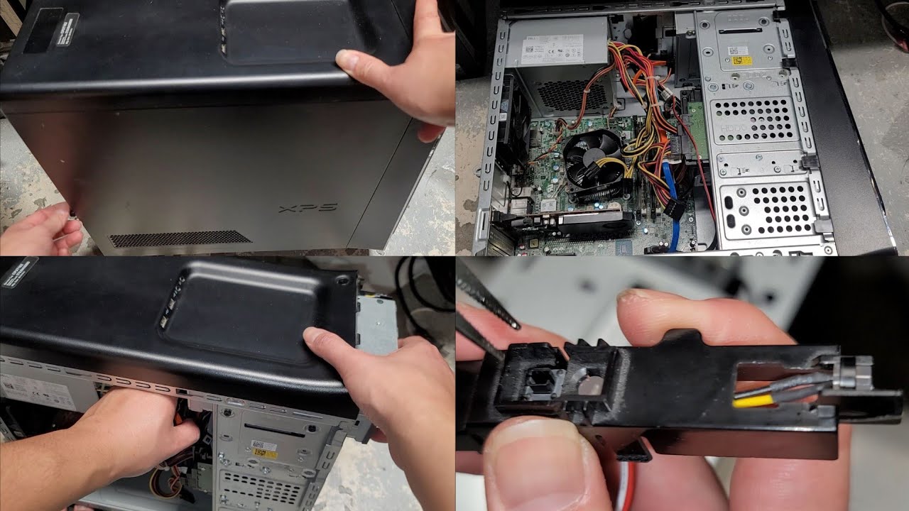 DELL XPS 8900 Desktop Shutting Itself Off Bad Power Button Replacement Repair Fix