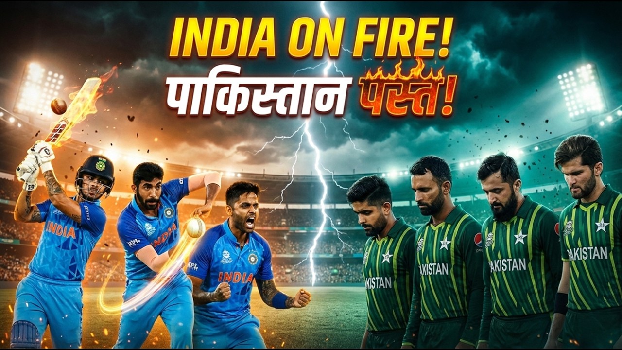 India vs Pakistan – T20 World Cup | India Crush Pakistan 🔥🏏