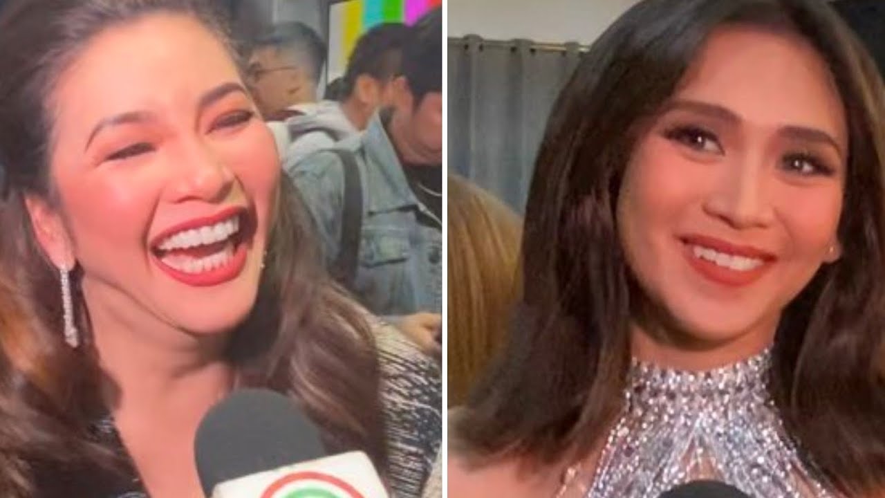 BACKSTAGE INTERVIEWS: Sarah and Regine with Ogie Alcasid
