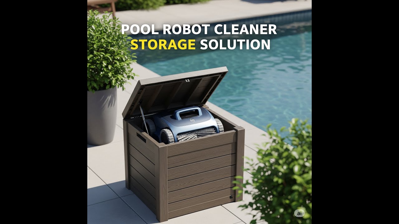 Pool Robot Storage - DIY Solution makes cleaning habits easier
