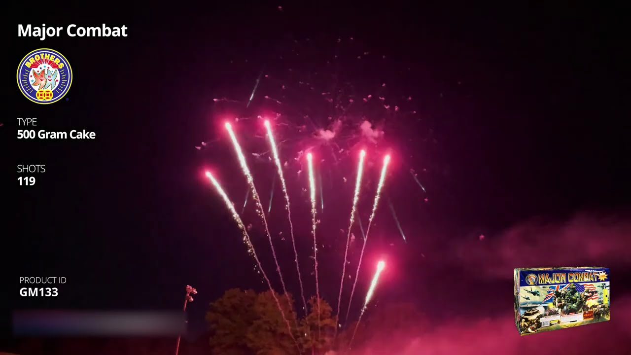 GM133 Major Combat - 119 shot 500 Gram Cake - Brothers