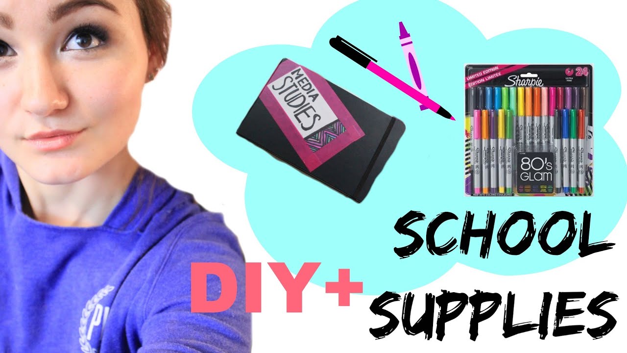 School Supplies HAUL + DIY Labels