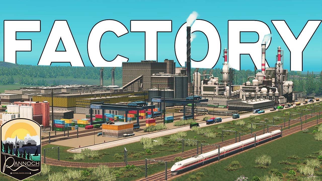 Creating REALISTIC Industrial Spaces In Cities 1!