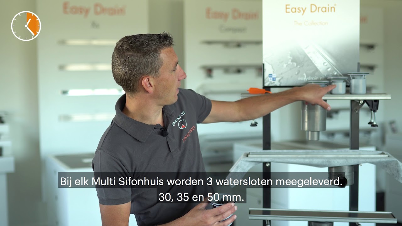 Easy Drain 30 seconds - Multi sifonhuis