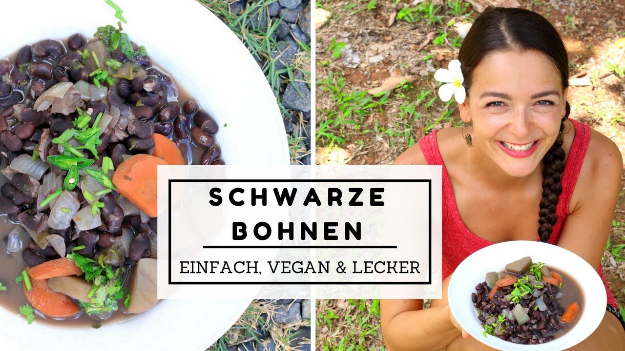 VEGANER schwarze Bohnen Eintopf in 3 Schritten - einfach, gesund & lecker (+ OUTTAKES)