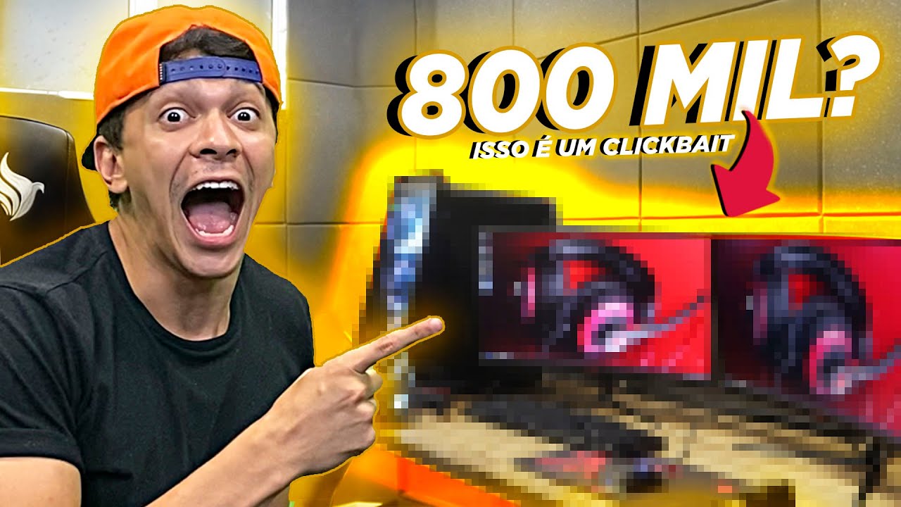 MONTEI MEU ESTÚDIO DOS SONHOS COM SETUP ABSURDO 😱
