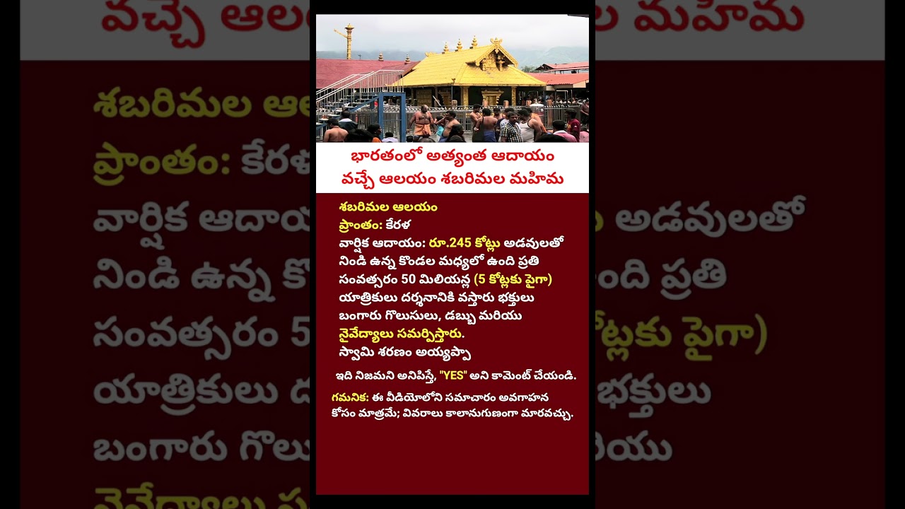 SabarimalaTempleDonation Miracle: Devotees Offer₹245 Crore in Just 50DaysIncredible Faith & Devotion