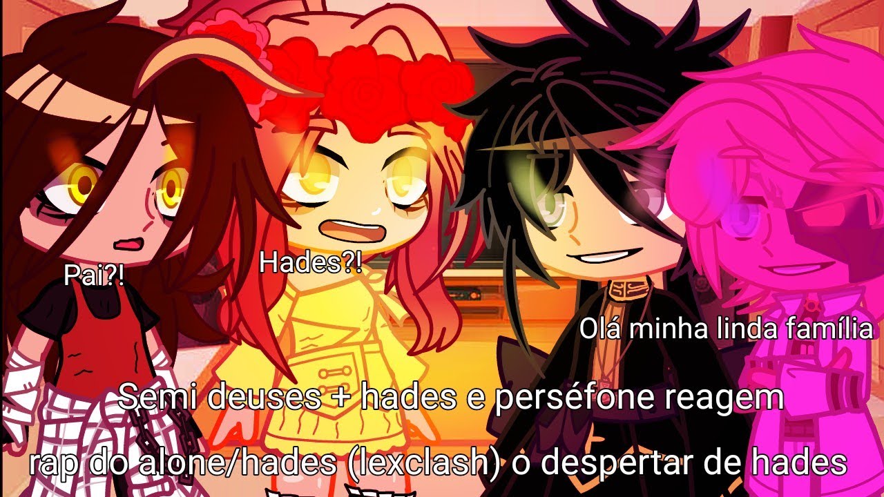 semi deuses + hades e perséfone reagem ao rap de alone/hades (lex clash) o despertar de hades