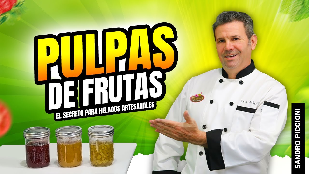 Pulpas de frutas para saborizar postres congelados, Sandro Piccioni Coaching