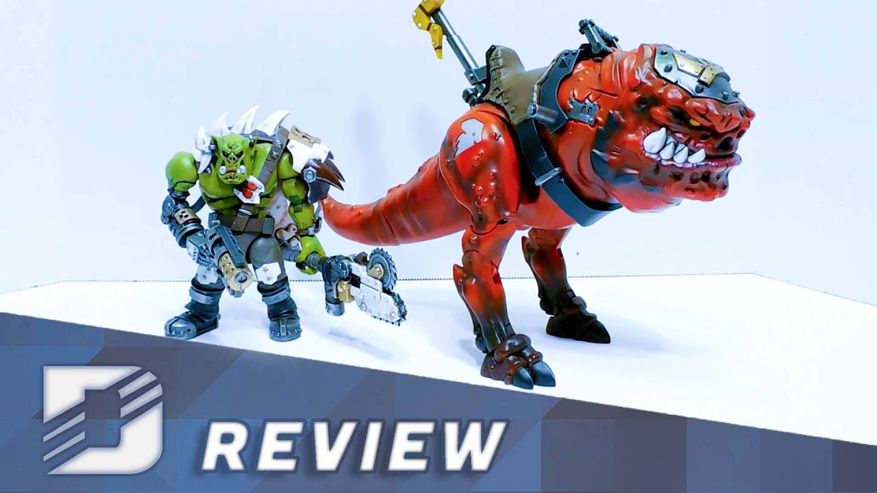 JoyToy Warhammer 40K Orks Squighog Nob On Smasha Squig Unboxing Review