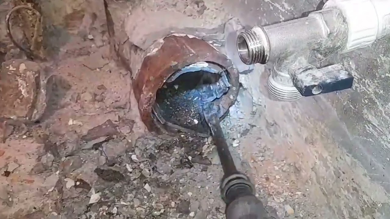 #чугунтройник Чугунный тройник.Канализация.Замена.