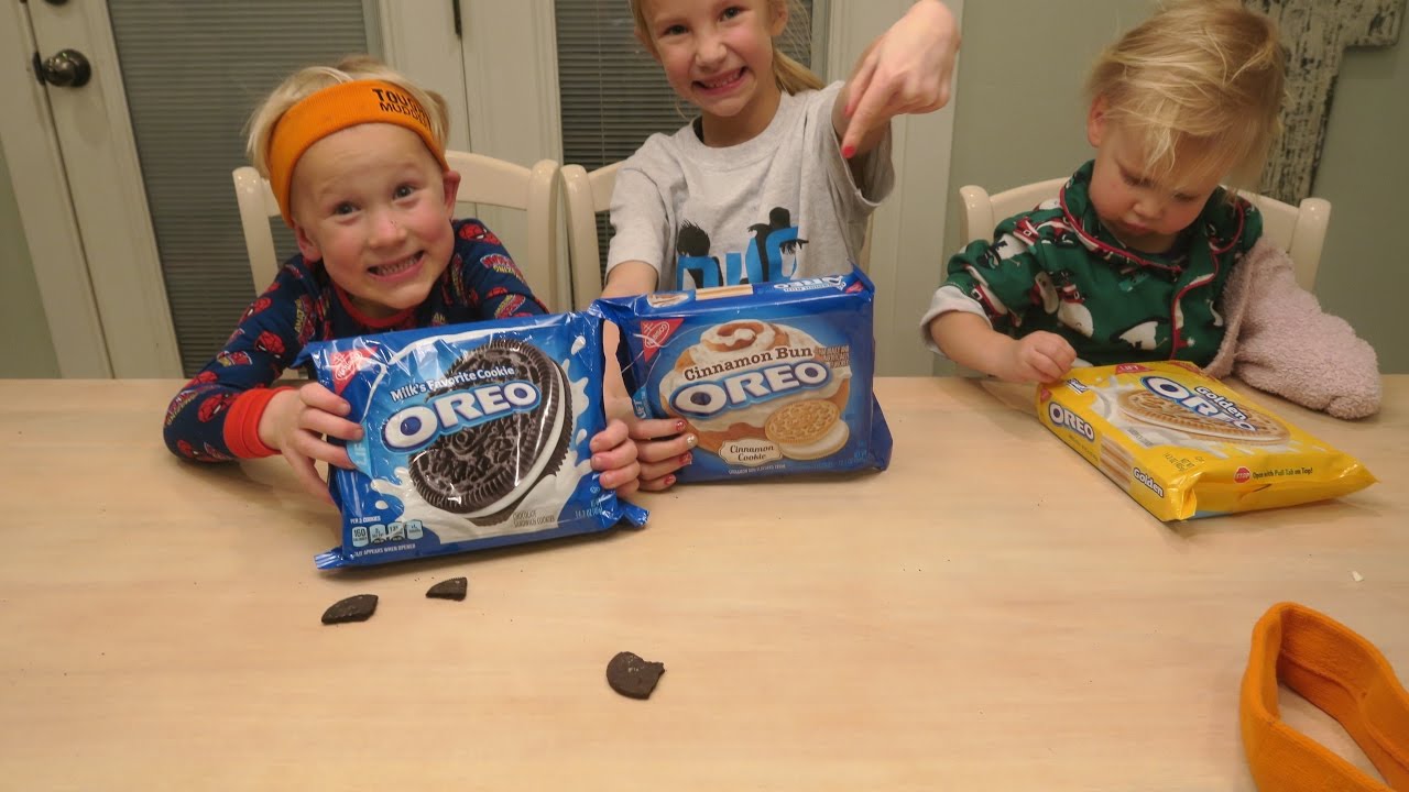 CUTE KIDS OREO CHALLENGE!