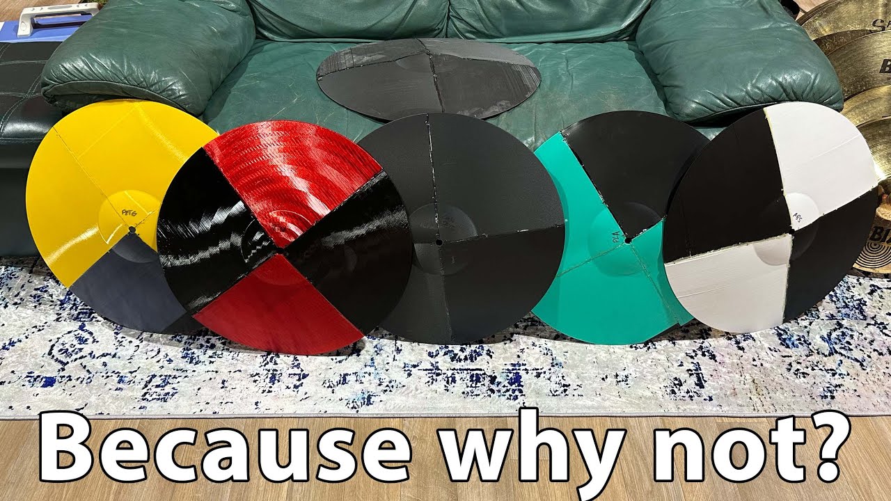Yes, 3D Printed cymbals.