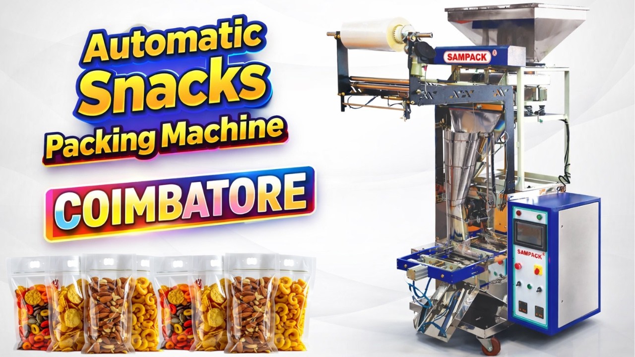 Murukku Packing Made Easy | Fully Automatic Snacks Packing Machine | High Speed Packing Machine