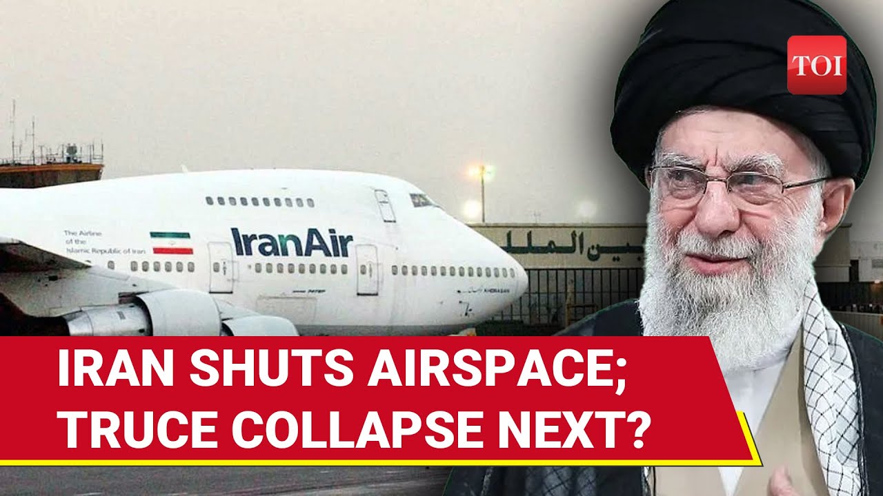 Iran's Surprise Move: Tehran Shuts Airspace, Hints At Resumption Of War With Israel | Details