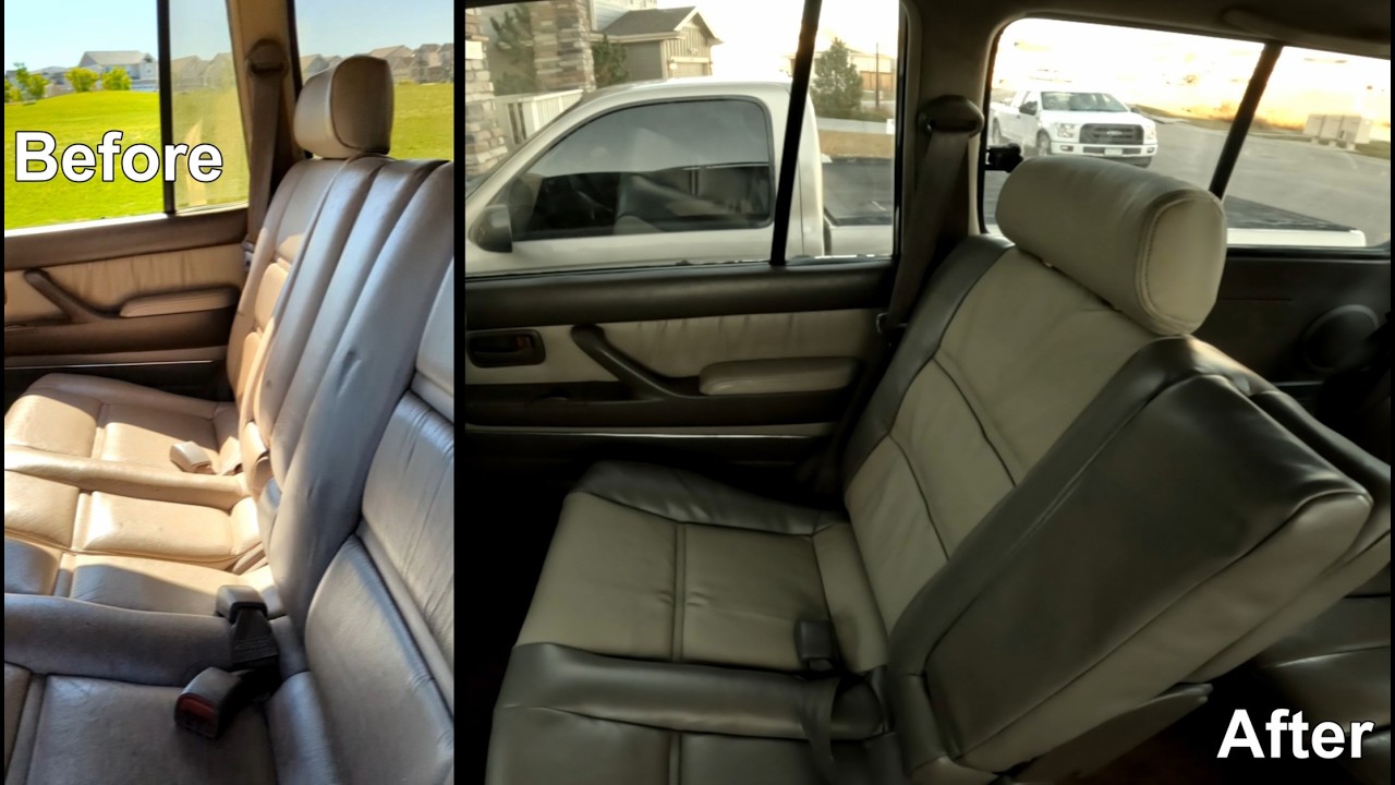 80 Series Second Row Seat Reupholstering