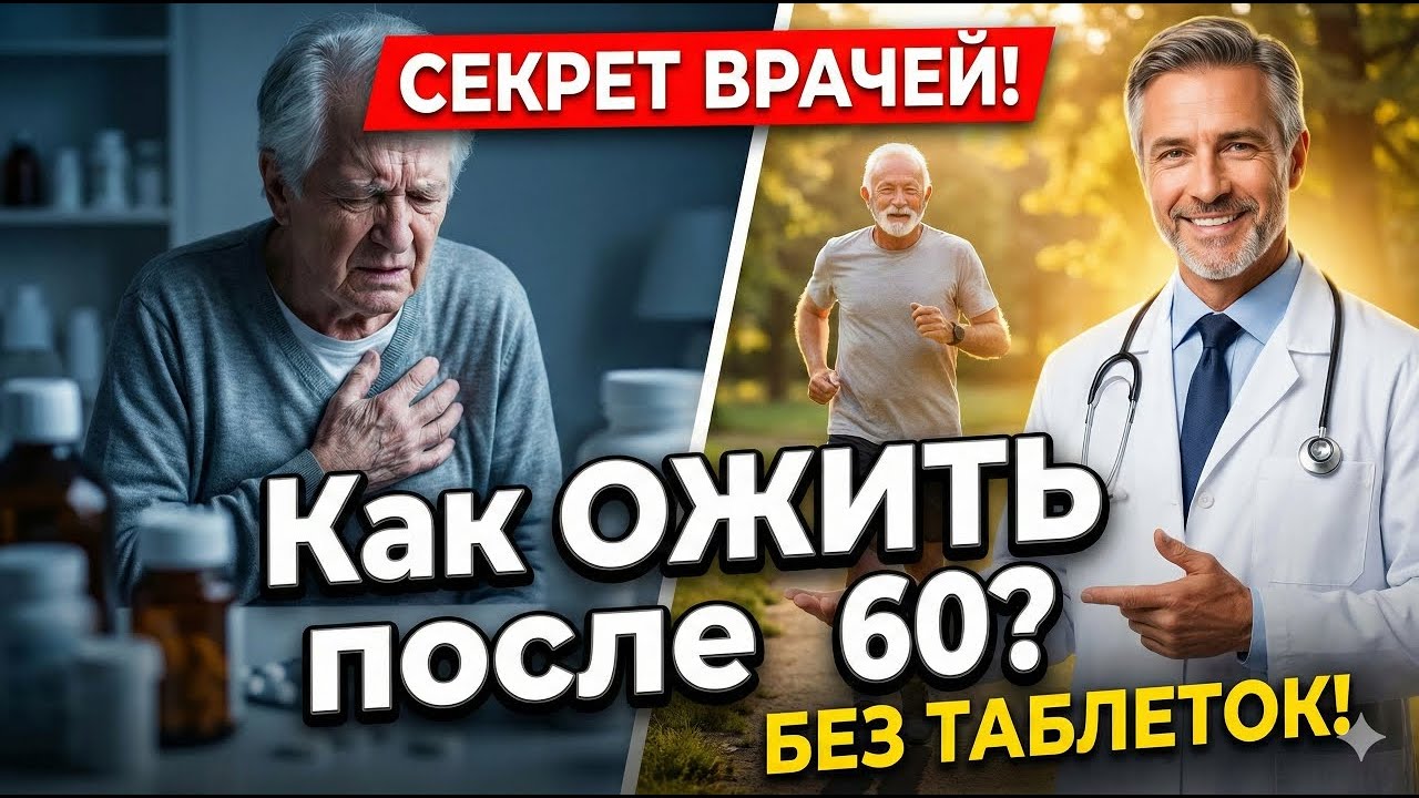 Забудьте о таблетках! 6 шагов к здоровью после пенсии
