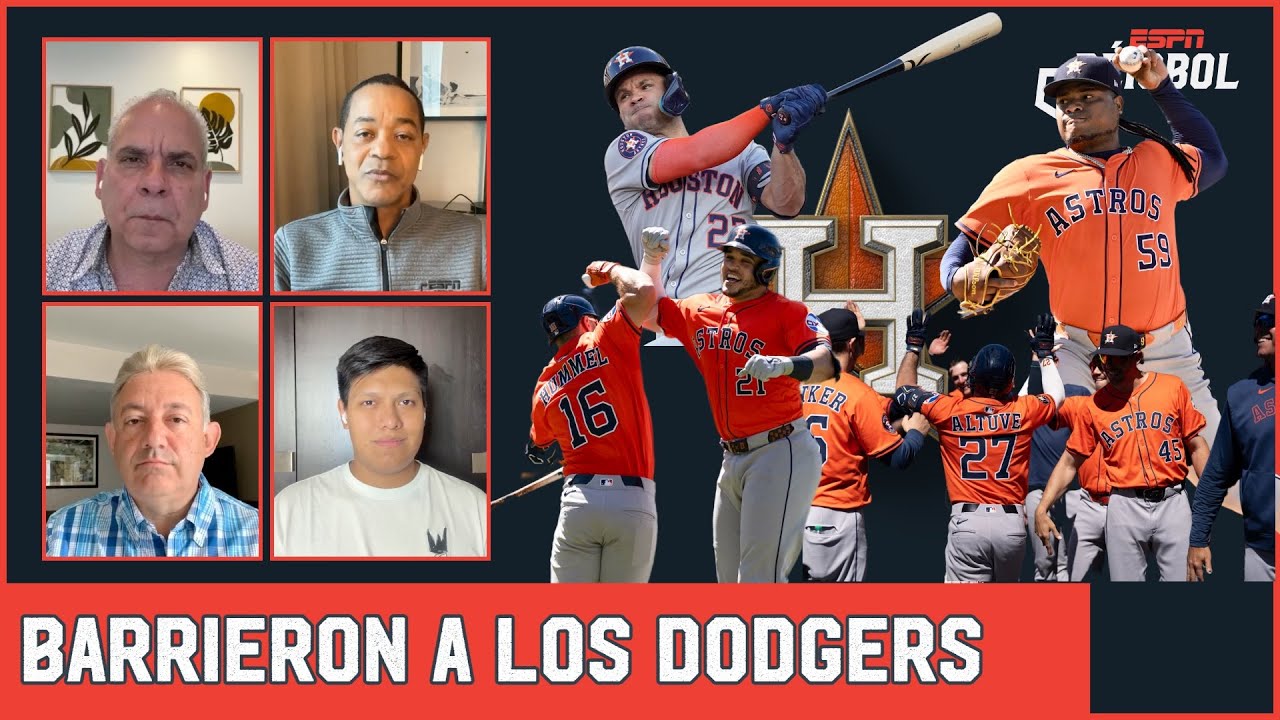 ASTROS BARREN A DODGERS Un llamado de atención al actual campeón de las GRANDES LIGAS | ESPN BEISBOL