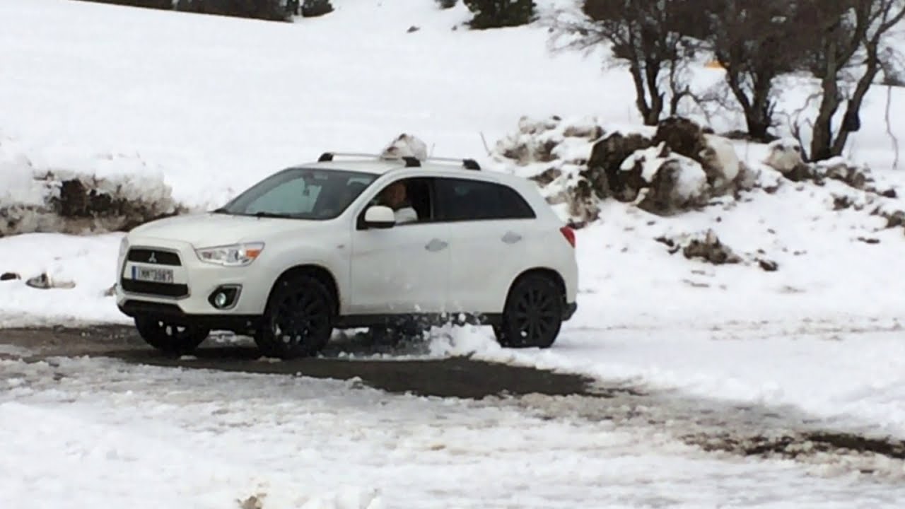 MITSUBISHI ASX SUV Outlander Sport RVR Snow & Off Road Test YOKOHAMA GEOLANDAR G015