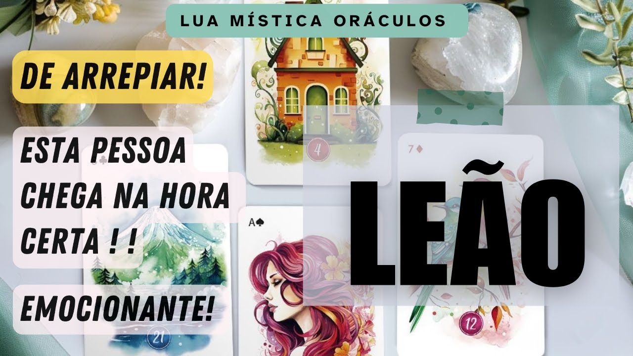 LEÃO♌️ #tarot |🔥 DE ARREPIAR !🔥ESTA PESSOA CHEGA NA HORA CERTA! EMOCIONANTE !